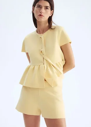 Трикотажные шорты h&m knit shorts - l