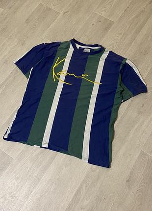 Karl kani t shirt big logo vintage style skate футболка большой логотип карл кани
