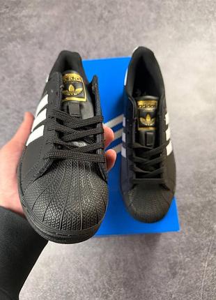 Adidas superstar classic black white