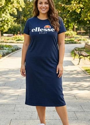 💙🩵💜 надзвичайно крута сукня /довга футболка ellesse