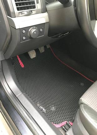 Килимки eva (чорні) sw для opel vectra c 2002-2008 рр