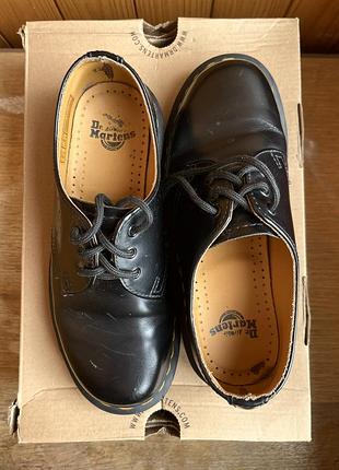 Dr. martens 1461  black smooth, оригінал, 37