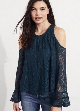 Мереживна блуза hollister