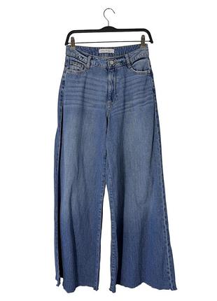 Сині широкі джинси палаццо denim co