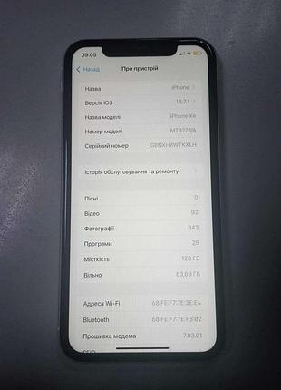 Мобільний телефон смартфон б/у apple iphone xr 128gb