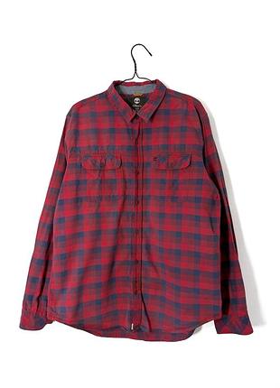 Мужская рубашка в клетку timeberland slim fit