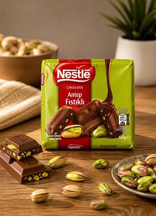 Шоколад nestlé antep fıstıklı з фісташками 60 г