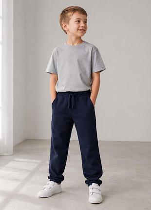 Спортивні штани джогери m&s 6–7 років темно-сині 116 см
