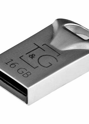 Usb флешка 16гб металл usb 2.0 для хранения и переноса данных модель metal 106 цвет стальной