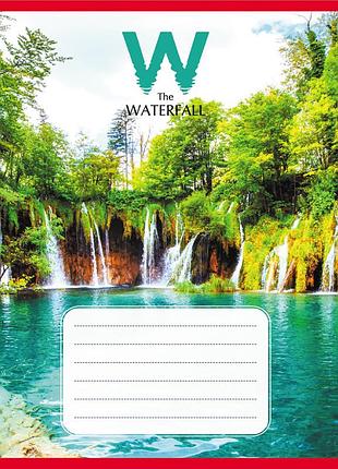 Тетрадь общая "водопады" 096-590454l-2 в линию, 96 листов