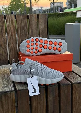 Кросівки nike mind 002 найк майн 002 із сітки сірі для чоловіків зручні з амортизацією