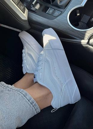 Кеды vans knu skool ванс кну скул белые для женщин стильные и удобные