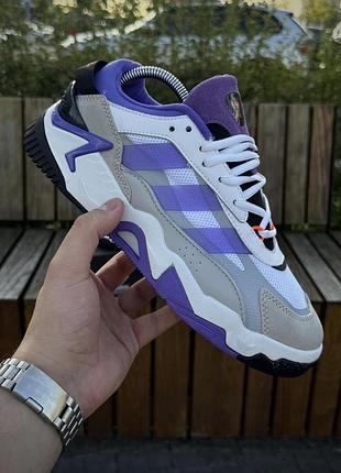 Кросівки adidas niteball ll адідас найтбол фіолетові для чоловіків демісезонні