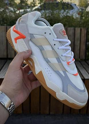 Кросівки adidas niteball ll адідас найтболл світло-сірі для чоловіків демісезонні