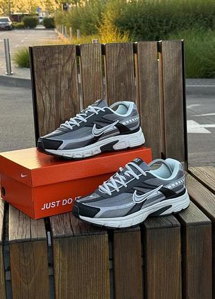 Кроссовки nike initiator найк инициатор из сетки темно-серые легкие для мужчин