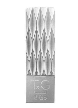Флеш пам'ять usb touch & go usb 2.0 8gb metal 103 steel