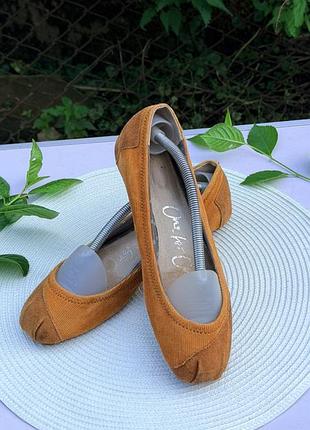 Вельветові замшеві оригінальні текстильні балетки toms