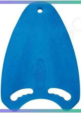 Дошка для плавання aqua speed arrow kickboard синій 44x30x4 см універсальна для тренувань та аквааероб sku_150-02