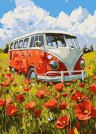 Нумерована картина «подорож до червоного» © art_selena_ua kho6392, 30×40 см