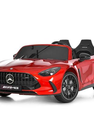 Дитяча електромобільна машинка m 6313eblrs-3 (24 в), до 50 кг, 4wd, 2-місна, з дистанційним керуванням, у стилі mercedes-benz