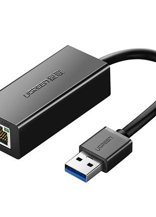 Адаптер ugreen usb 3.0 gigabit ethernet adapter (black)
