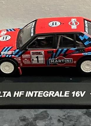 Модель cm’s lancia delta hf integrale 16v 1989 sanremo 1/64 (розпак)