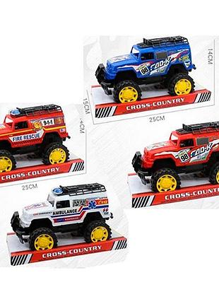 Машинка игрушечная джип инерционный 23см, 2 вида (2 цвета), 327-328