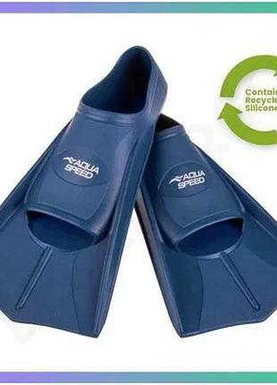 Ласти aqua speed training fins 60462 сині унісекс 43-44 для тренувань з плавання оптимізація техніки п sku_137-10