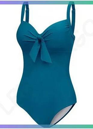 Купальник закрытый aqua speed elena женский 44 бирюзовый для плавания с поддержкой груди sku_624-08