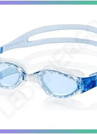 Окуляри для плавання aqua speed eta 649 блакитні прозорі унісекс l для активного плавання та відпочинк sku_084-61