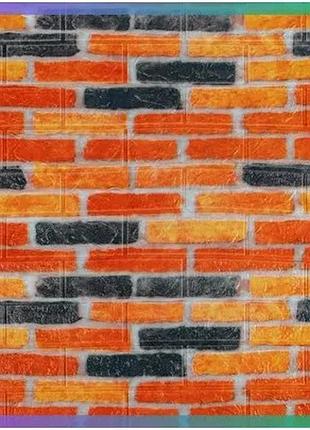 Самоклеящаяся 3d панель 700х770х3мм матовый кирпич для стен интерьерная отделка из полипропилена sku_sw-00001440