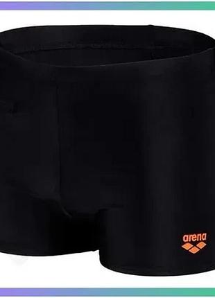 Чоловічі плавки arena zip swim short чорні для плавання з кишенею на блискавці еластичні 95% поліестер sku_006159-500