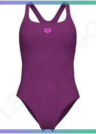 Купальник закритий arena solid swimsuit control pro bac фіолетовий для жінок активного відпочинку sku_005910-950