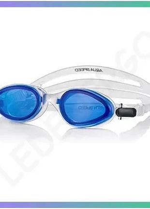 Окуляры для плавания aqua speed sonic 3064 с защитой от запотевания для плавания унісекс синего цвета sku_073-61