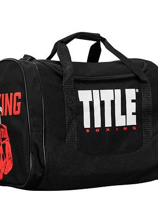 Спортивна сумка title boxing individual sport bag black