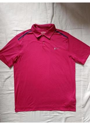 Спортивная мужская футболка поло nike golf dri-fit l