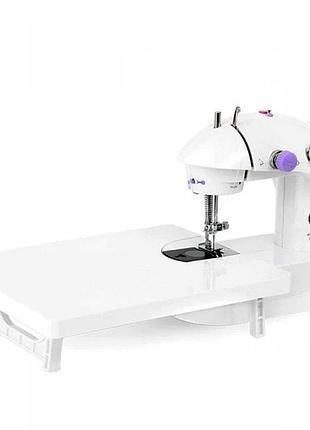 Міні швейна машинка 4 в 1 з педаллю та адаптером mini sewing machine fhsm 202 з дошкою