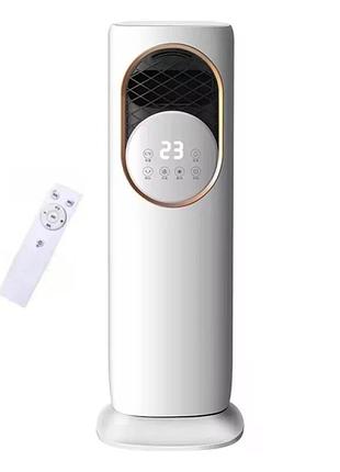 Вентилятор підлоговий побутовий domotec ms-1630 white для дому та офісу • потужний вентилятор для кімнати, спальні та квартири