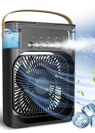 Настольный вентилятор с функцией увлажнителя air cooler fan · мини вентилятор - кондиционер с отделением для льда