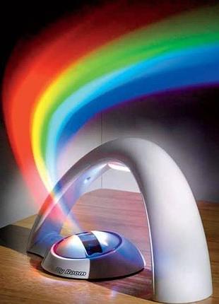 Нічник – проектор райдуга rgb lucky rainbow · світильник з проекцією веселки