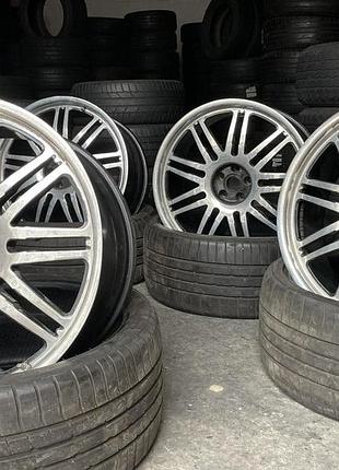 Диски mansory r22-10j*22 h2, 5*112, dia 57.1, на bentley та vag група, шини 265/35 r22 goodyear