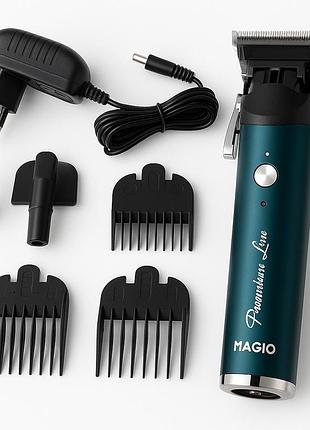Машинка для стрижки волос magio мg-183, машинка для стрижки мужская, профессиональная электробритва