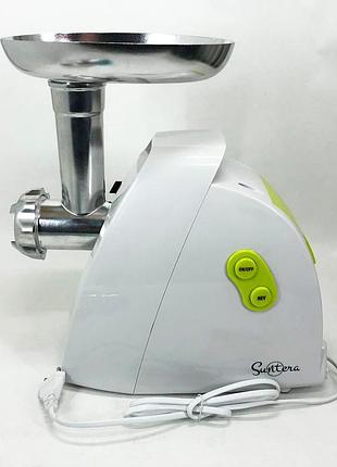 Мясорубка suntera smg-5425w, мясорубка-соковыжималка, электрическая мясорубка с насадками для дома