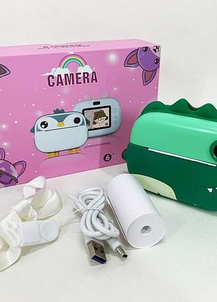 Дитячий фотоапарат з термодруком m05 green