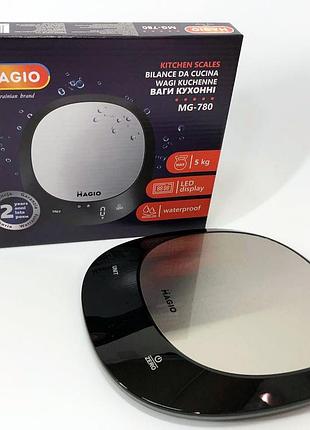 Ваги кухонні magio mg-780 водонепроникні, ваги для кондитера, кухонні ваги міні