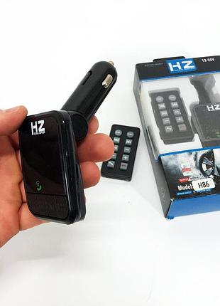 Трансмиттер/модулятор h86bt, fm модулятор с bluetooth, fm трансмиттер в машину, качественный фм модулятор