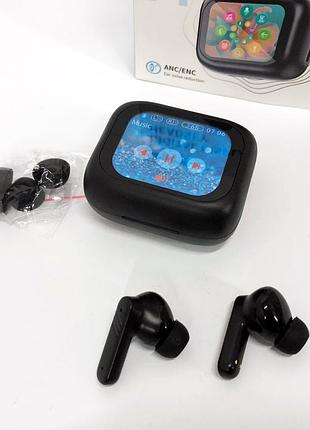 Бездротові навушники lx-10 tws earbuds з led дисплеєм bluetooth бездротові навушники затички. колір: чорний
