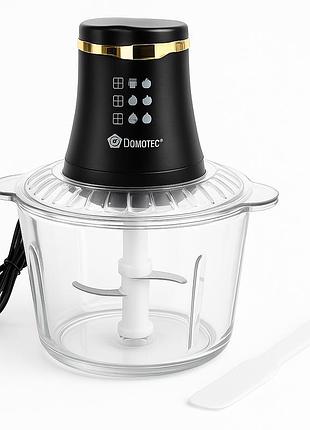 Измельчитель электрический domotec ms-7041, 600вт, 3 л, кухонный блендер с чашей