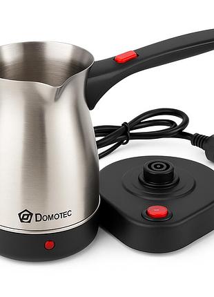 Електрична міні кавоварка електротурка domotec ms-127 0.5л