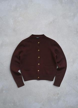 Шерстяной кашемировый кардиган massimo dutti × cos × arket